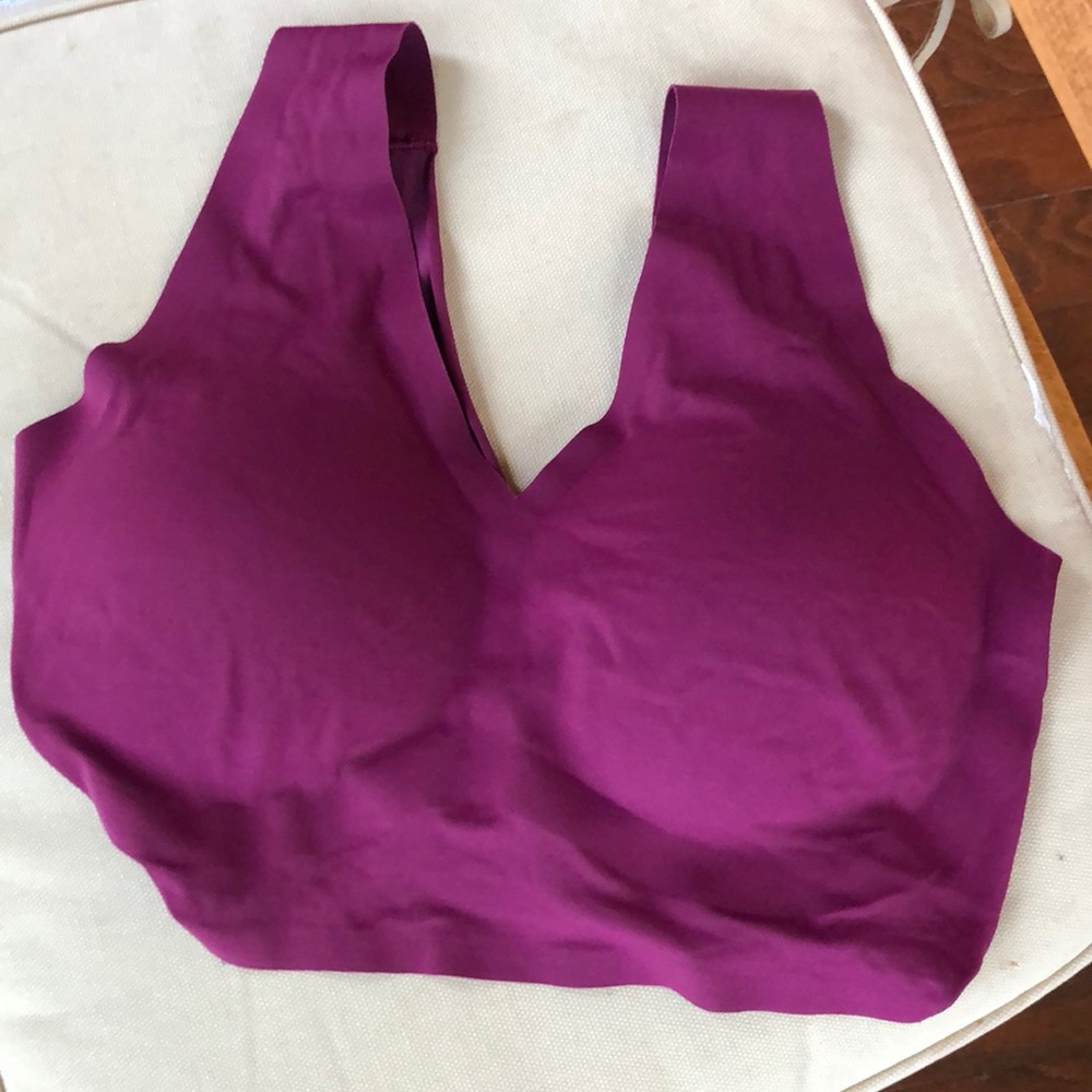 True and Co. bra, large, purple/ magenta